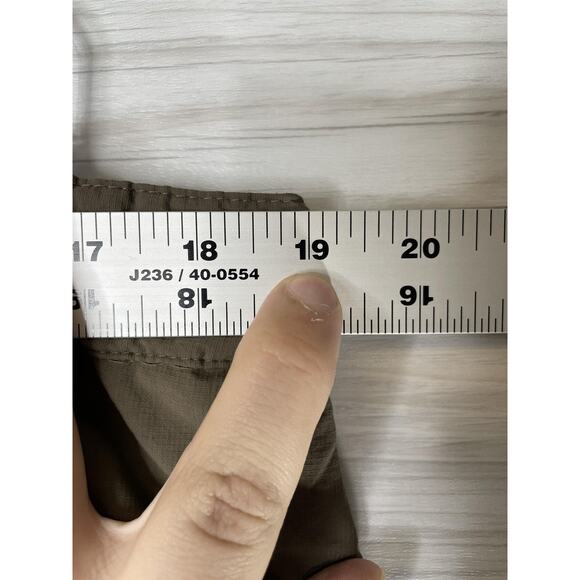 Columbia Pants Mens 38x30 Olive Nylon Hiking Cargo Quick Dry Belted Tech AM8619 - Picture 4 of 11